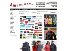Tablet Screenshot of amazontee.com